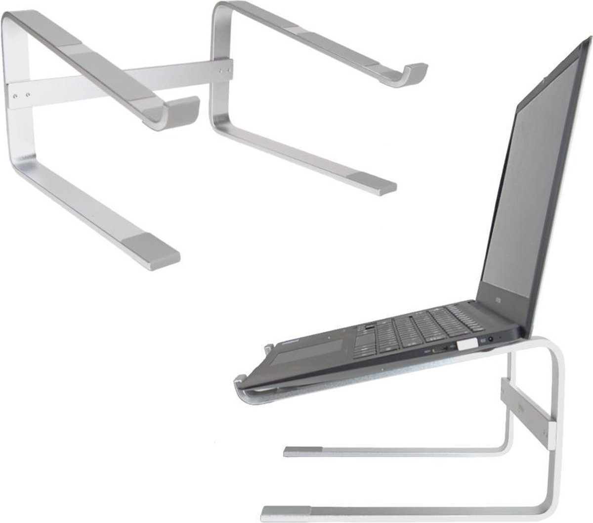 Vannons - Laptop standaard - Laptopstandaard - Universeel tot 17 inch - Aluminium