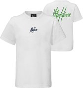 Malelions Junior Double Signature T-Shirt - White/Mint
