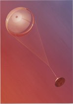 Swoosh Goes the Parachute (B), NASA Science - Foto op Forex - 50 x 70 cm (B2)