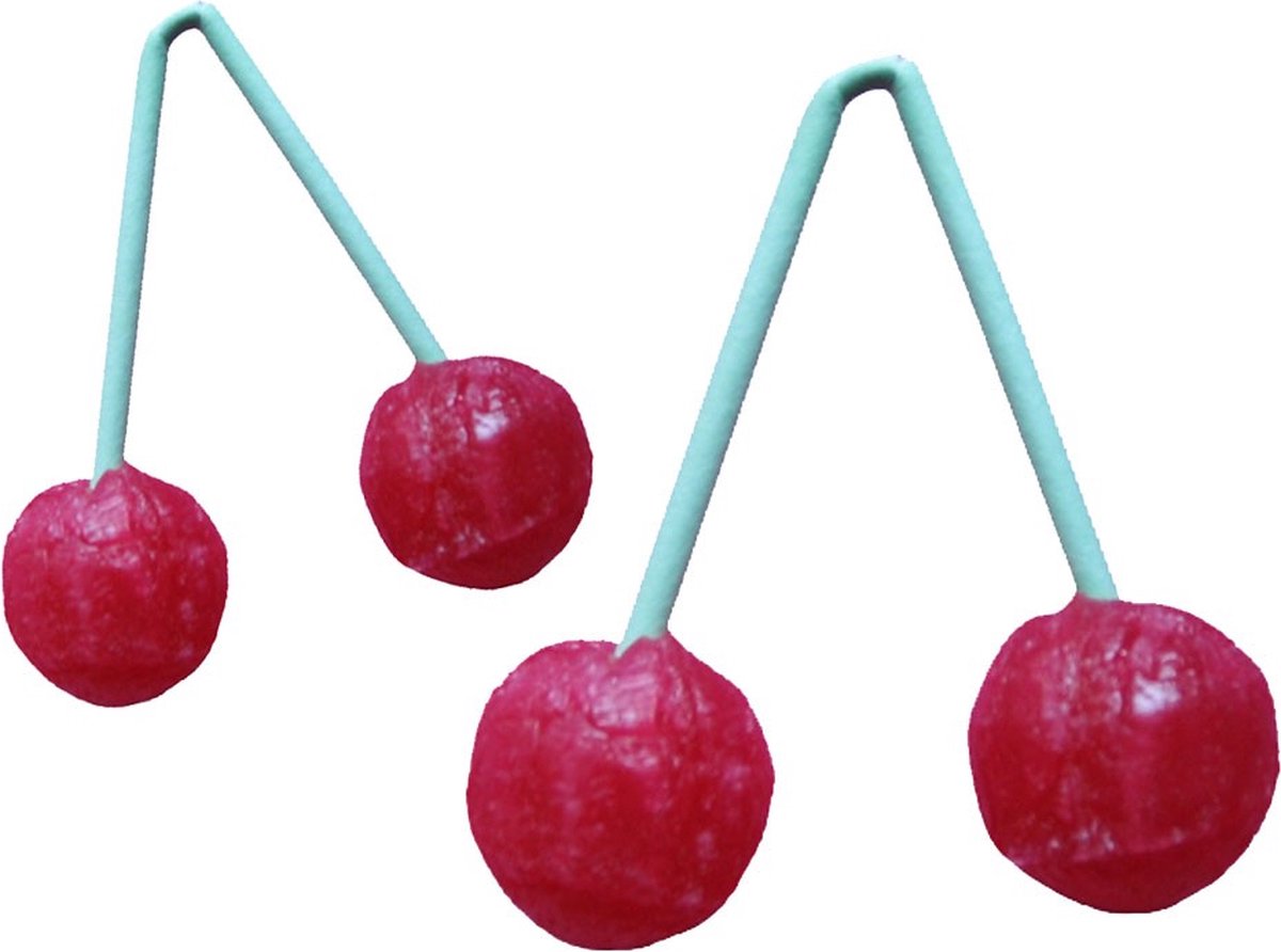 Crest Dubbele kersen lollies - per stuk verpakt - 50 stuks