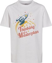 Urban Classics Kinder Tshirt -Kids 110- Thinking Of A Masterplan Wit