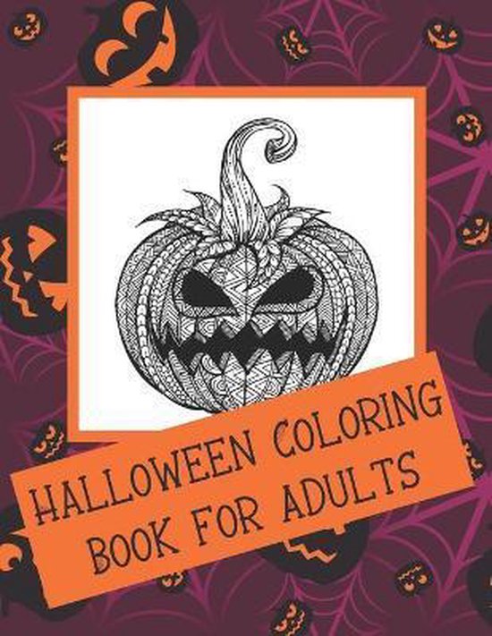 Halloween Coloring Book For Adults - cover