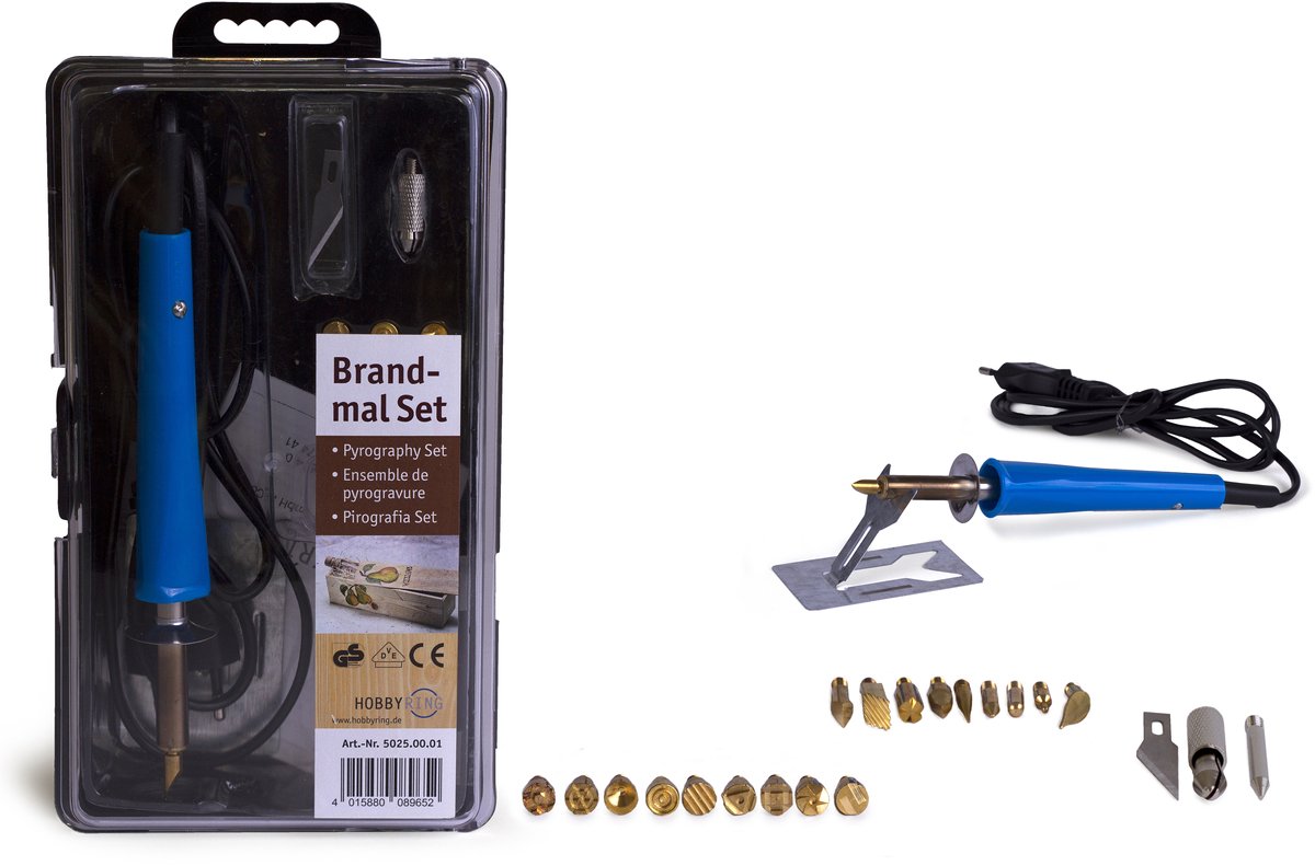 Hobbyring houtbrandset