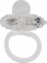Vibrating Rabbit Cockring - Transparent