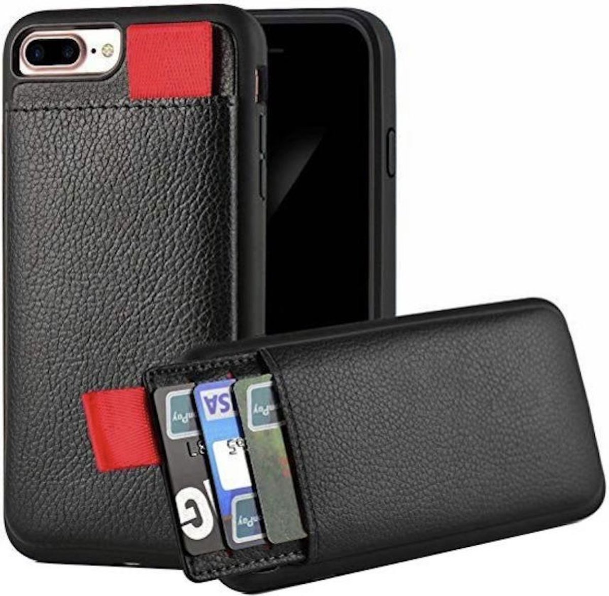 TORRO Leder Case compatibel met iPhone 14 Pro Max - Lederen Portemonnee-hoes /hoes met Kaarthouder en Standaardfunctie (Donker Bruin