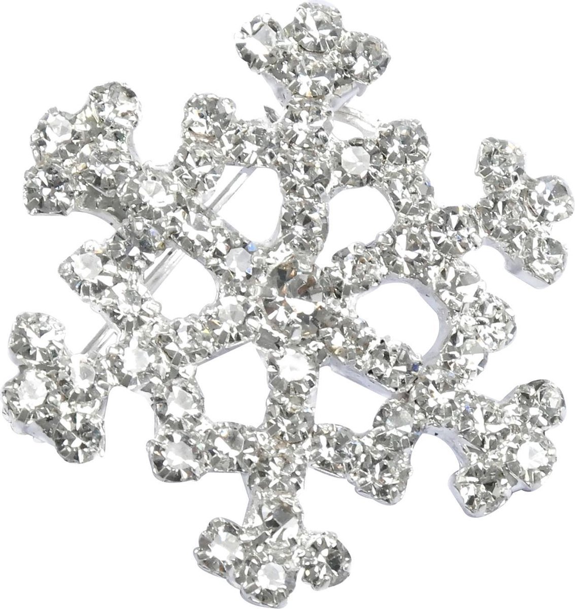 Kruik bijstand hel Goebel® - Fitz and Floyd | Broche "Sneeuwkristal zilver" | Kerst, speld,  sneeuw, kristal | bol.com