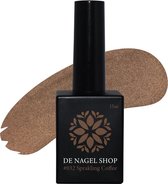 Sparkling coffee 032 Gel nagellak - Bruine gel nagellak - 15ml - De Nagel Shop - Gelnagels Nagellak