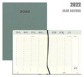 MGPcards - Agenda 2022  - Grootletter - Nature - A4 - Groen - 7 d/ 2 p - 21 x 27 cm
