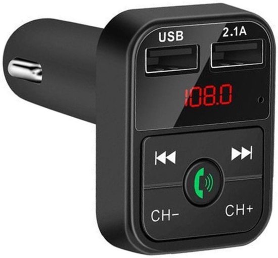 Denics FM Bluetooth Transmitter Snellader Handsfree Bluetooth Autolader bol
