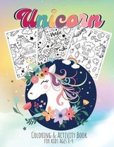 Unicorn Coloring & Activity Book For Kids Ages 4-8
