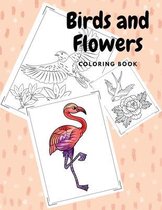 Birds And Flowers Coloring Books