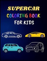 Supercar Coloring Book For Kids
