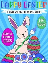 Happy Easter Egg Coloring Book