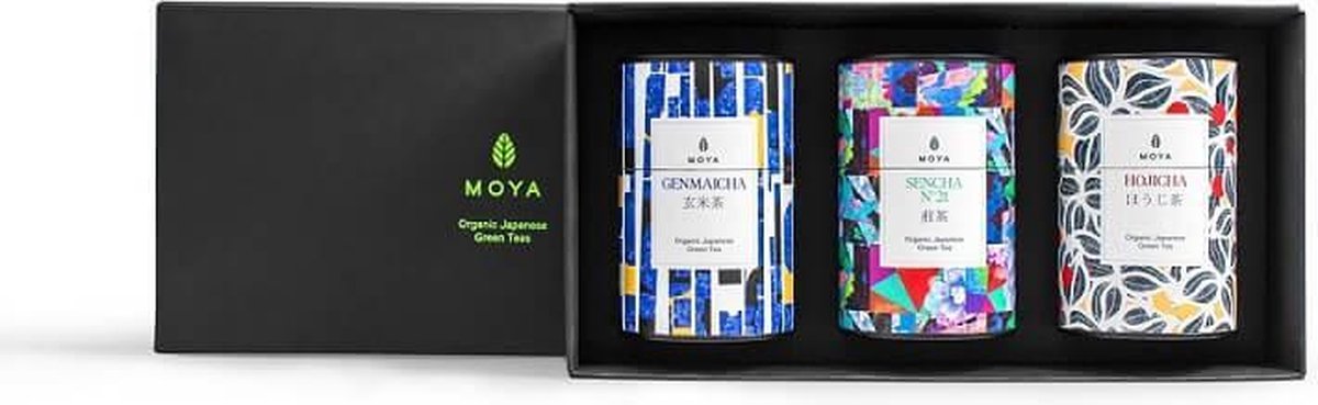 MOYA Losse Thee Set - Groene Thee - Sencha 60g, Genmaicha 60g, Hojicha 60g