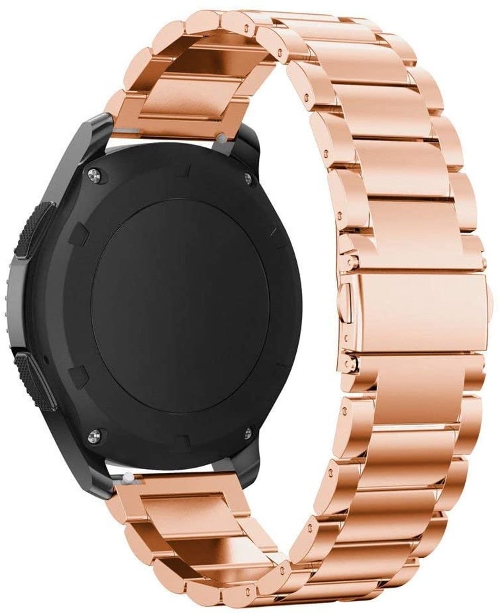 Stalen band – geschikt voor Polar Vantage M (46mm) – roségoud