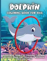 Dolphin Coloring Book For Kids