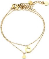 Michelle Bijoux Armband Moeder Dochter Goud JE13177