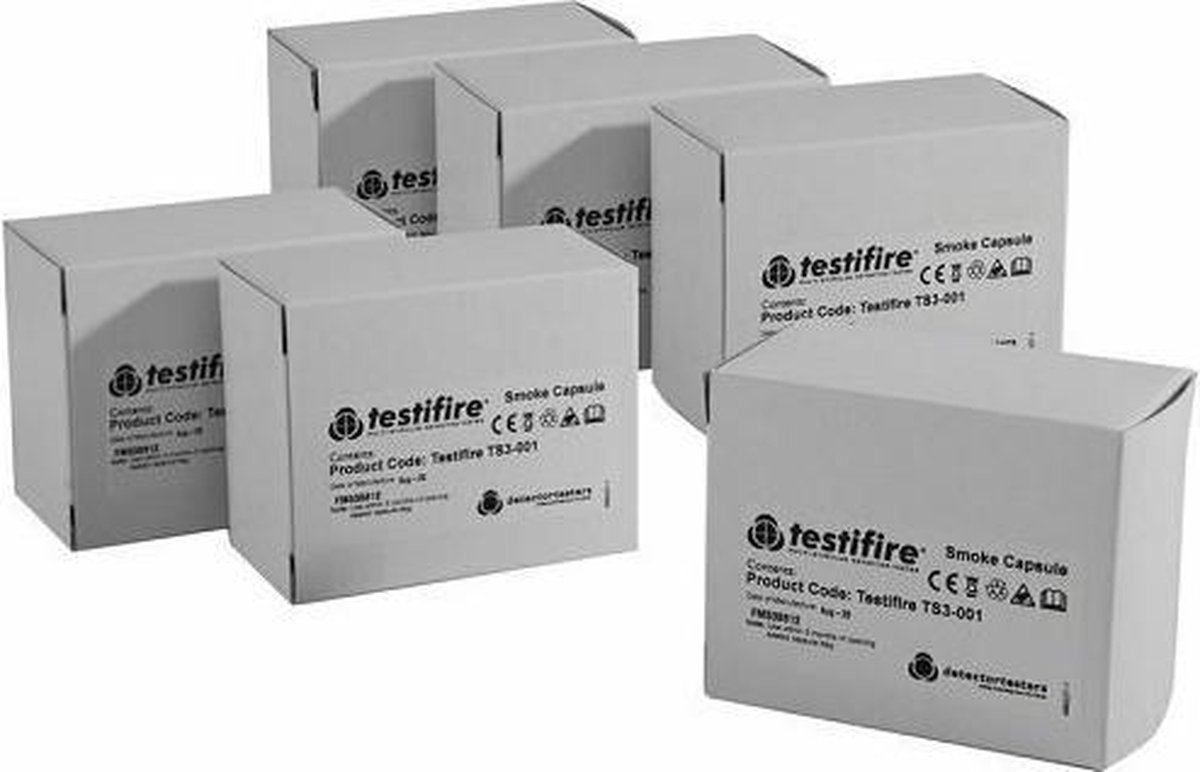 Goedkoopste TESTIFIRE - TS3-001 - 6 stuks - BHV - EHBO