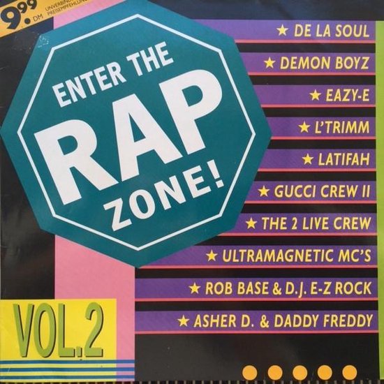 Enter The Rap Zone! Vol. 2, various artists | CD (album) | Muziek | bol.com