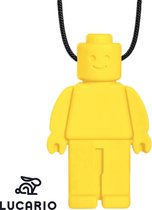 Bijtketting - Kauwketting | Lego design Robot Joey - Geel