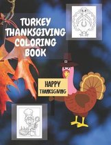 Turkey Thanksgiving Coloring Book