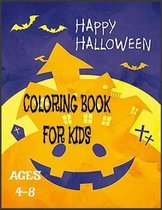 Halloween Coloring Book for Kids ages 4-8 size 8.5x11 inch