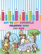 Dot to Dot Animals Coloring Book For Kids