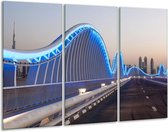 Pont de peinture sur verre | Bleu gris | 120x80cm 3 Liège | Tirage photo sur verre |  F007462