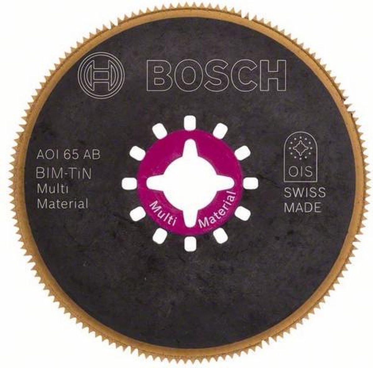 Bosch - BIM-TiN segmentzaagblad AOI 65 AB Multi Material 65 mm