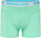 Bandoo Underwear Men's Bamboe Sous-vêtements Boxers Shorts Oskar - Fonctionnel et confortable - Bamboe doux et soyeux - Antibacterieel et absorbant - Sous - Sous-vêtements pour hommes - Lot de 2 - Bleu clair/Vert clair - XXL
