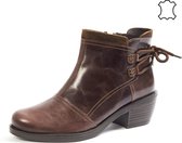 GABYLOU - Comfortabele trendy LEREN enkellaarsjes - Model ELENA