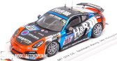 Porsche Cayman 981 GT4 CS Teichmann Racing 24H Nürburgring 2017 (Zwart) (10cm) 1/43 Spark - Modelauto - Schaalmodel - Model auto - Miniatuurautos - Miniatuur auto