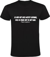 Pippi Langkaus Heren t-shirt | handig | onhandig | alles kunner | spreuk | Zwart