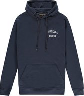 In Gold We Trust Reflective Hoodie - Blue - Maat L