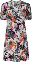 Jacqueline de Yong Jurk Jdystaar Life S/s Shirt  Dress Wvn 15226056 Cloud Dancer/jungle Dames Maat - 36