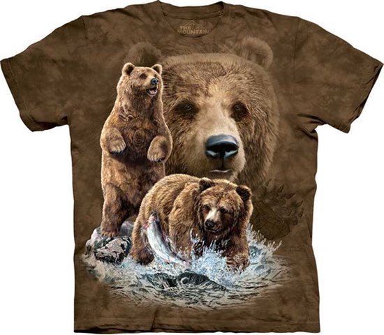 The Mountain T-shirt Trouver 10 Ours bruns T-shirt unisexe 3XL
