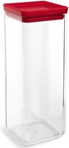 Brabantia bus vierkant transparant 2,5 L