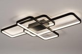 Lumidora Plafondlamp 74278 - 3 Lichts - Ingebouwd LED - 50.0 Watt - 3500 Lumen - 2700 Kelvin - Zwart - Kunststof - Met dimmer