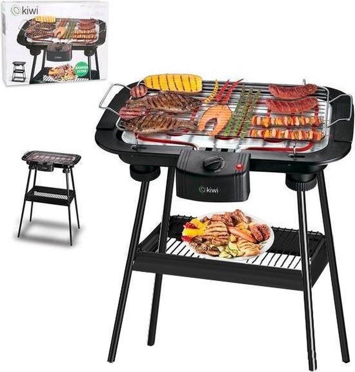 Barbecue Kiwi 2000W (38 x 22 cm) Elektrisch Zwart
