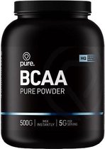 PURE BCAA Pure Powder - 500gr - aminozuren - 2:1:1 verhouding - instant oplosbaar poeder