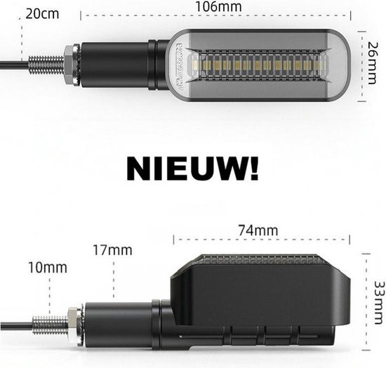 Led motor knipperlicht 12 volt knipperlicht scooter knipperlicht motor lamp