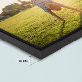 Luxe aluminium fotolijst 50x70cm| Wissellijst| Fotokader| Luxe glazen fotolijst met gratis ophangsysteem