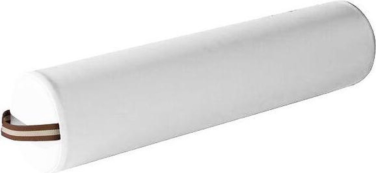 Goedkoopste ZenGrowth® Massagetafel Knierol Rond – Wit – 66 cm x 15 cm – Rolkussen – Kniekussen – Handige ritssluiting – Comfortabel - Hygiënisch