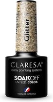 Claresa UV/LED Hybrid Gel Nagellak Glitter #3