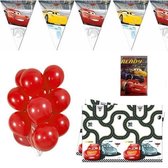 CARS PARTY! | Disney Cars | Party set | Slingers | Tafelkleed | Uitnodigingen | Auto's | Versiering | Decoratie | Verjaardag | Kinderfeestje