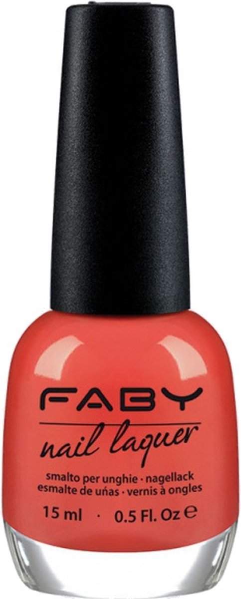 Lucky Coral - FABY - Vegan Nagellak - Sneldrogend - 15ml