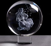 Avenir - Luxe Sterrenbeeld Virgo/Maagd - 3D Glazen Bol - Astrologie - Home Decoratie - Cadeau