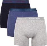 Björn Borg Seasonal Sammy Onderbroek - Mannen - navy - blauw - grijs