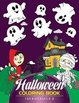 Halloween Coloring Book for Kids Ages 4-8