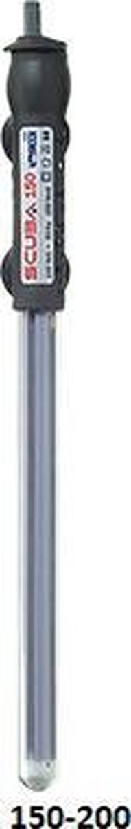 SICCE Scuba water heater 200 watt voor 150/200 Liter tank / vat / Aquarium